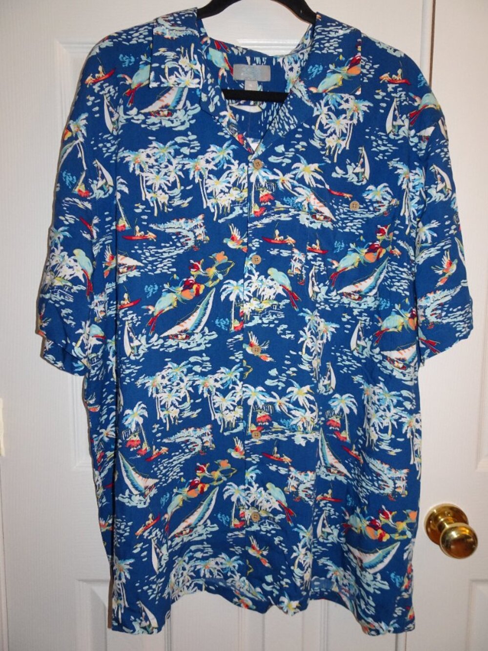 Ocean + Coast Hawaiian Tropical Button up Shirt